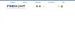 Desktop Screenshot of fremontne.gov